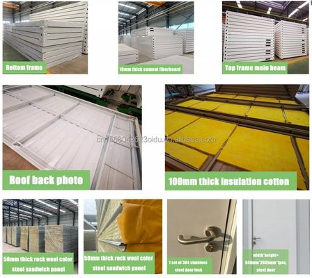 Container de maison portable pliable pour petites maisons préfabriquées