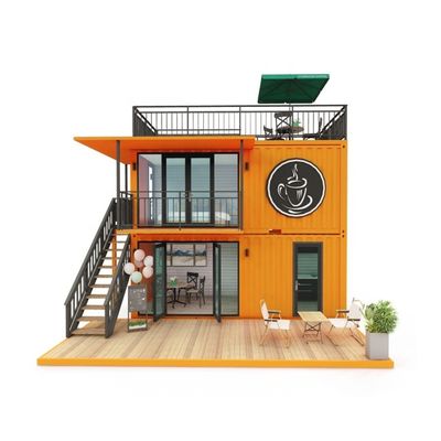 Autres panneaux de sandwich à ondes muraux 50/75/100 mm 20FT 40FT préfabriqués Mini-pop-up Shop Container Café/Bar/Fast-food