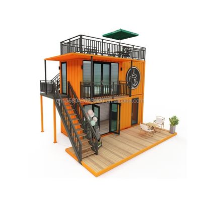 Autres panneaux de sandwich à ondes muraux 50/75/100 mm 20FT 40FT préfabriqués Mini-pop-up Shop Container Café/Bar/Fast-food