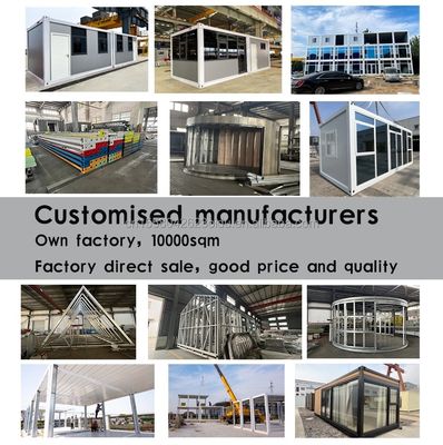 Couleur personnalisée 10ft Mobile Petite maison sur roues meublé Prefabriqué Modulaire Panneau sandwich en acier Hôtel Meilleure valeur