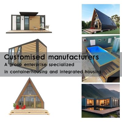 Couleur personnalisée 10ft Mobile Petite maison sur roues meublé Prefabriqué Modulaire Panneau sandwich en acier Hôtel Meilleure valeur