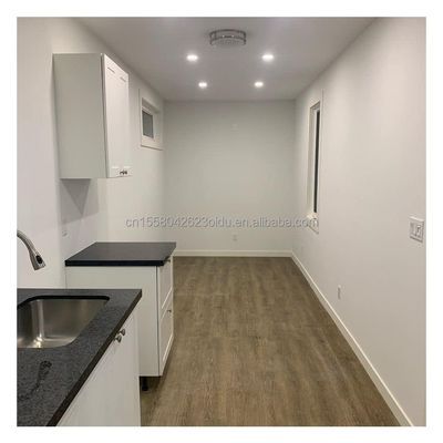 fenêtres en alliage d'aluminium modifiées 20 pieds 40 pieds maisons de conteneurs de transport préfabriquées pour hôtels villas et logements 2 chambres