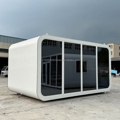 Matériau de panneau sandwich chambre en capsule préfabriquée pour chambre à coucher dans la structure en acier conçue maison de conteneurs