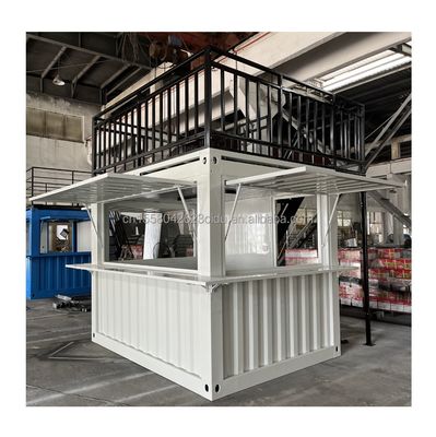 Australian Standards Mobile Store personnalisé contenant mobile de 10 pieds 20 pieds Pop-Up Bar à café avec fenêtres en alliage d'aluminium