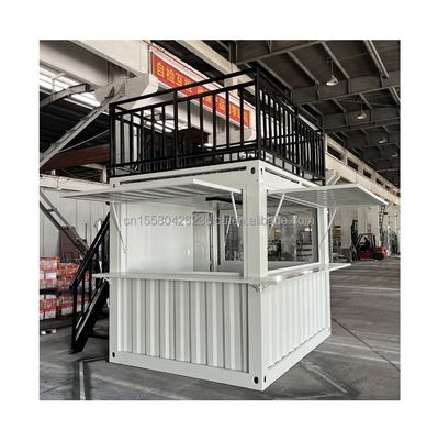 Australian Standards Mobile Store personnalisé contenant mobile de 10 pieds 20 pieds Pop-Up Bar à café avec fenêtres en alliage d'aluminium