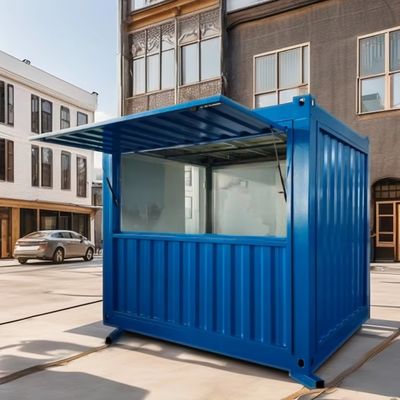 Maison de conteneurs de parc maisons préfabriquées élégantes pour un concept de kiosque unique