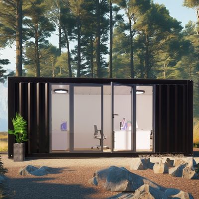 Hôtel de vie en plein air et de famille 2 chambres Container en acier préfabriqué maison avec pliage en acier galvanisé 180g