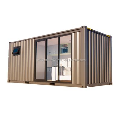 Hôtel de vie en plein air et de famille 2 chambres Container en acier préfabriqué maison avec pliage en acier galvanisé 180g