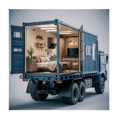 Tubes carrées en acier galvanisé Structure principale pour une petite maison moderne sur roues Container portable
