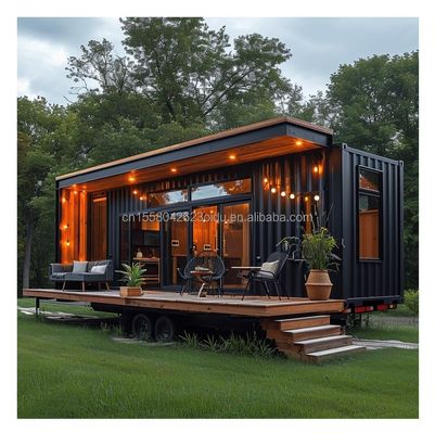Tubes carrées en acier galvanisé Structure principale pour une petite maison moderne sur roues Container portable