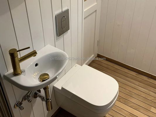 Container plat maison de café de style luxueux studio en bois emballement plat pour 20ft jardin hôtel maison mobile