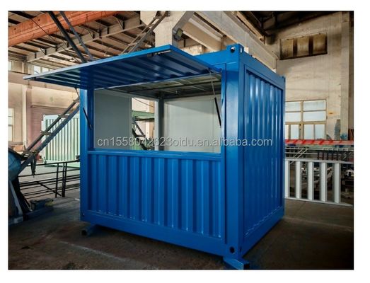 10 pieds de maison mini-contenant pop-up pour café bar fast-food restaurant magasin de commodité kiosque ou matériel fenêtre de stand