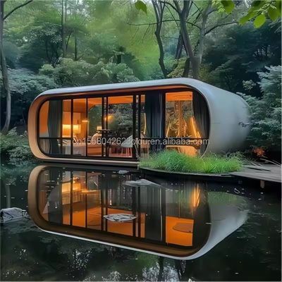 EU 20FT Maison préfabriquée résidentielle moderne pour vivre dans un conteneur élégant dans un hôtel ou un complexe