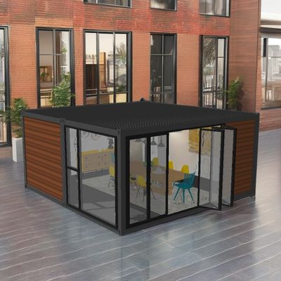 Container écologique de 20 ou 40 pieds en acier et panneau sandwich pour magasin de vêtements restaurant hôtel