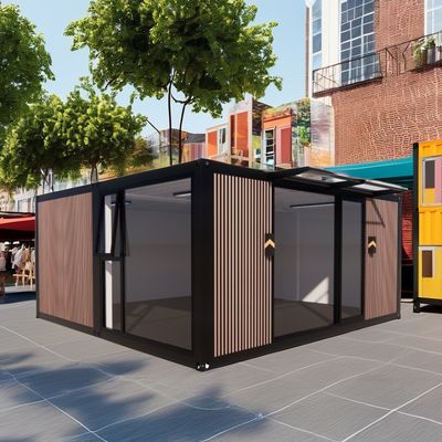 Container écologique de 20 ou 40 pieds en acier et panneau sandwich pour magasin de vêtements restaurant hôtel