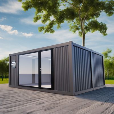Container écologique de 20 ou 40 pieds en acier et panneau sandwich pour magasin de vêtements restaurant hôtel