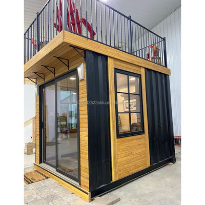 Maison de jardin en bois en plastique de 10 pieds Container Mobile Salle d'activités en bois Mini Bureau Café Design moderne pour votre jardin