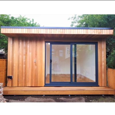 Chambres solaires préfabriquées Chambres en verre Container en bois évolutif