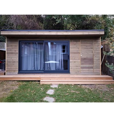 Chambres solaires préfabriquées Chambres en verre Container en bois évolutif