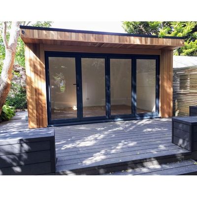 Chambres solaires préfabriquées Chambres en verre Container en bois évolutif