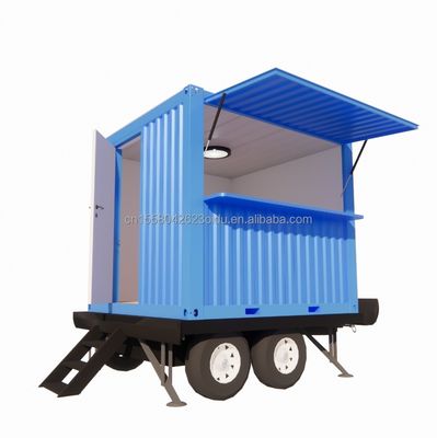 Container pliable 10ft Pop-up Mobile Home Trailer pour une maison de camping miniature sur roues