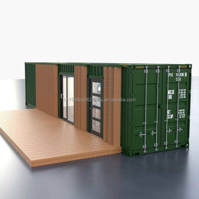 50/75/100mm Wave Sandwich Panel Wall Design personnalisable 40 pieds Container de livraison modifié Maison pour la vie ou les vacances