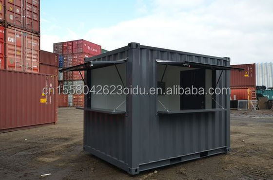 Boutique en alliage d'aluminium Mini fenêtres Boutique pop-up Container Café Bar Restaurant fast-food Magasin de détente Kiosque Booth 10ft