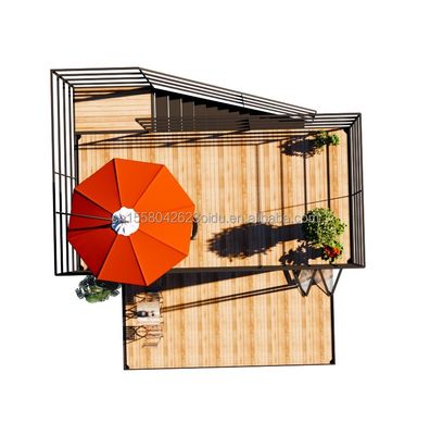 Maison de conteneurs extensibles en acier galvanisé à 180 g 20 pieds