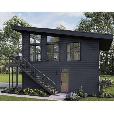 Maison de conteneurs avec salle de bain complète et design extensible