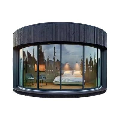 Maison de conteneurs portable de luxe moderne Structure en acier préfabriquée Mobile Villa préfabriquée Maison hôtel pour bois Eco-friendly