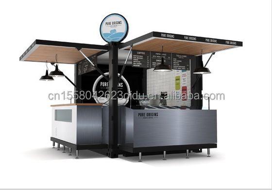 Boutique de café personnalisée en bois pour l' extérieur