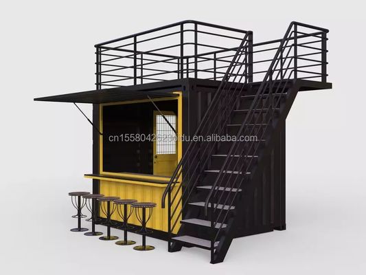 Boutique de café personnalisée en bois pour l' extérieur