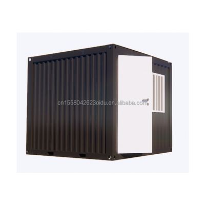 Mini-bureau/magasin de 10 pieds, adapté au budget Container d'expédition modifié Panneau sandwich en acier Hôtels avec fenêtres en alliage d'aluminium