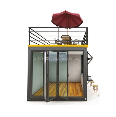 Des maisons de conteneurs en conception moderne pour un stand rapide et pratique