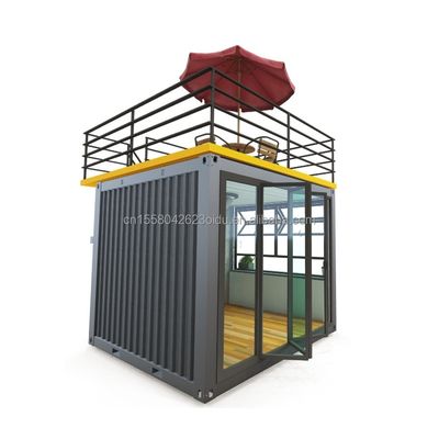 Des maisons de conteneurs en conception moderne pour un stand rapide et pratique