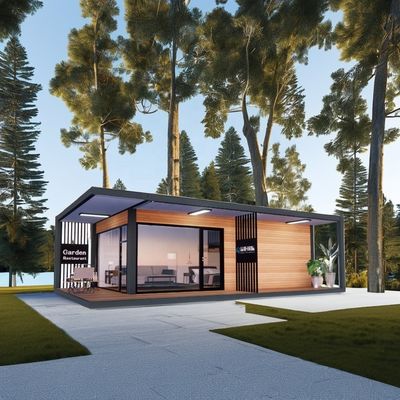 Couleur personnalisée 20ft 40ft pliable préfabriqué modulaire maison mobile de conception moderne porteuse maison de conteneurs pour le commerce chinois