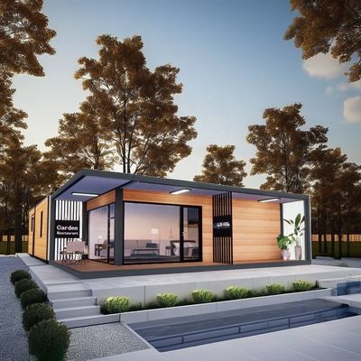 Couleur personnalisée 20ft 40ft pliable préfabriqué modulaire maison mobile de conception moderne porteuse maison de conteneurs pour le commerce chinois