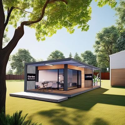Couleur personnalisée 20ft 40ft pliable préfabriqué modulaire maison mobile de conception moderne porteuse maison de conteneurs pour le commerce chinois