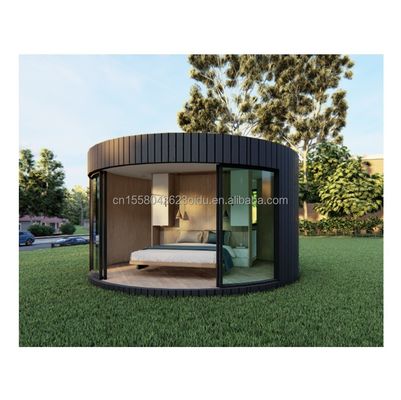 Maison de conteneurs à l'extérieur au Soudan de design moderne avec 3 chambres 1 toilette 1 mur de cuisine 50/75/100 mm Panneau sandwich ondulé