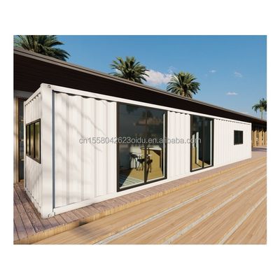 50/75/100mm Panneau sandwich ondulé Mur Cuisine préfabriquée moderne Container maison pour hôtels et magasins
