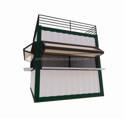 Conception moderne bâtiments en acier emballage plat expédition panneau sandwich préfabriqué conteneur pliable portable maison de conteneur pliable