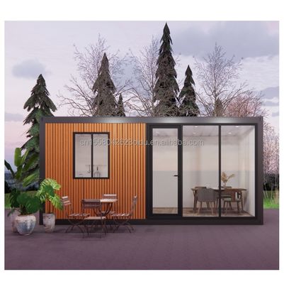 Maison préfabriquée moderne de 3 chambres à coucher maison préfabriquée modulaire mini-container en acier expandable