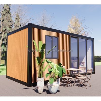 Maison préfabriquée moderne de 3 chambres à coucher maison préfabriquée modulaire mini-container en acier expandable