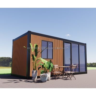 Maison préfabriquée moderne de 3 chambres à coucher maison préfabriquée modulaire mini-container en acier expandable