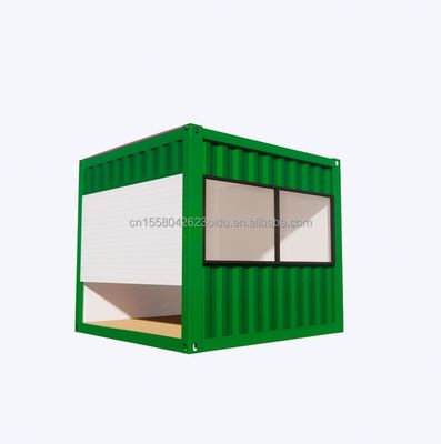 Wave Sandwich Panel Wall 10ft Pop-Up Mobile Container House pour le commerce de détail