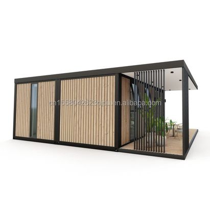 Cadre en acier galvanisé en acier pliant 180g Design moderne de luxe Petite chambre préfabriquée pour jardin extérieur Maison Villa vente