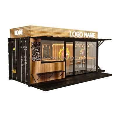 Maison de conteneurs préfabriquée de design moderne pour bureau/extérieur en acier galvanisé pliant 180g Petite maison préfabriquée maison de jardin
