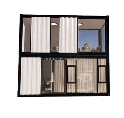 Maison de conteneurs préfabriquée de design moderne pour bureau/extérieur en acier galvanisé pliant 180g Petite maison préfabriquée maison de jardin
