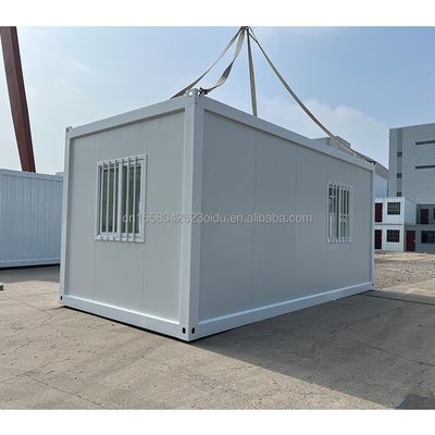 Maison en conteneurs préfabriqués de 20 pieds pour couples Familles Hôtels Maison cadre en acier en acier galvanisé pliage 180g