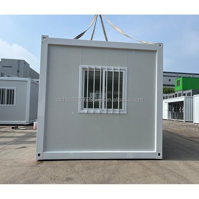 Maison en conteneurs préfabriqués de 20 pieds pour couples Familles Hôtels Maison cadre en acier en acier galvanisé pliage 180g